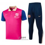 Conjunto Polo del Barcelona 2024-2025 Rojo