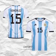 Primera Camiseta Argentina Jugador Gonzalez 2022