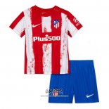 Primera Camiseta Atletico Madrid 2021-2022 Nino