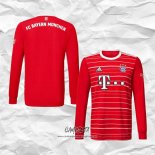 Primera Camiseta Bayern Munich 2022-2023 Manga Larga