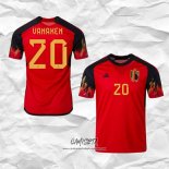Primera Camiseta Belgica Jugador Vanaken 2022