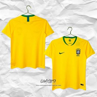 Primera Camiseta Brasil Retro 2018