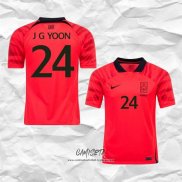 Primera Camiseta Corea del Sur Jugador Yoon Jong Gyu 2022