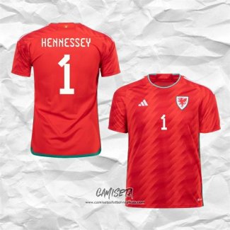 Primera Camiseta Gales Jugador Hennessey 2022