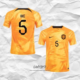 Primera Camiseta Paises Bajos Jugador Ake 2022