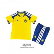 Primera Camiseta Suecia 2026 Nino