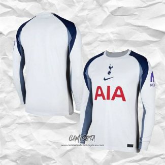 Primera Camiseta Tottenham Hotspur 2025-2026 Manga Larga