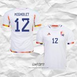 Segunda Camiseta Belgica Jugador Mignolet 2022