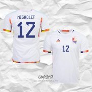 Segunda Camiseta Belgica Jugador Mignolet 2022