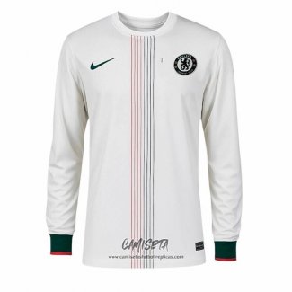 Segunda Camiseta Chelsea 2025-2026 Manga Larga