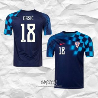 Segunda Camiseta Croacia Jugador Orsic 2022