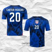 Segunda Camiseta Estados Unidos Jugador Carter-Vickers 2022