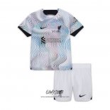 Segunda Camiseta Liverpool 2022-2023 Nino