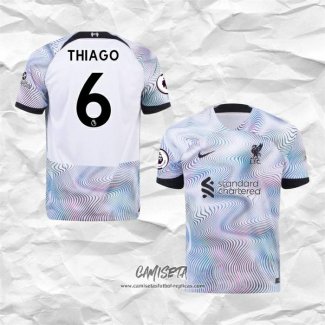 Segunda Camiseta Liverpool Jugador Thiago 2022-2023