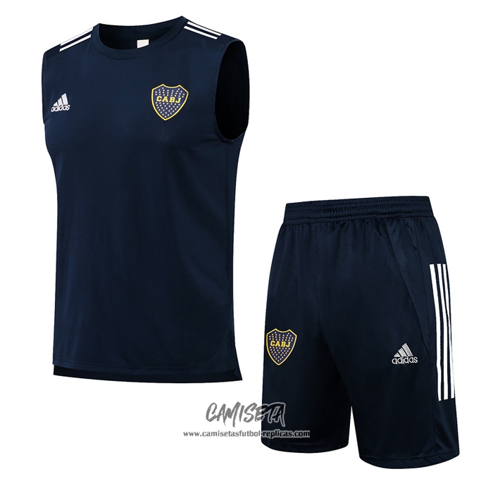 Chandal del Boca Juniors 2021-2022 Sin Mangas Azul