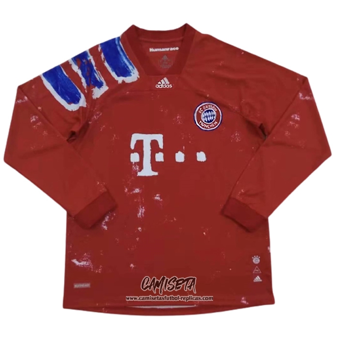 Camiseta Bayern Munich Human Race 2020-2021 Manga Larga