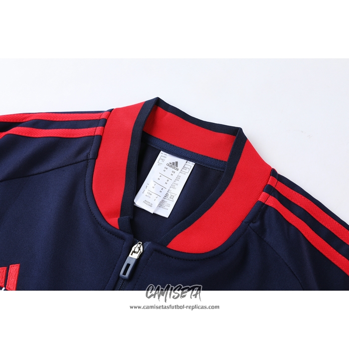 Chandal de Chaqueta del Bayern Munich 2021-2022 Azul