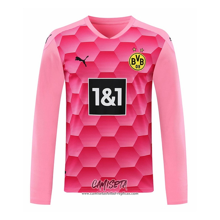 Camiseta Borussia Dortmund Portero 2020-2021 Larga Rosa