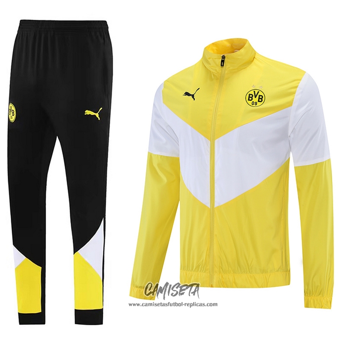 Chandal de Rompevientos del Borussia Dortmund 2021-2022 Amarillo