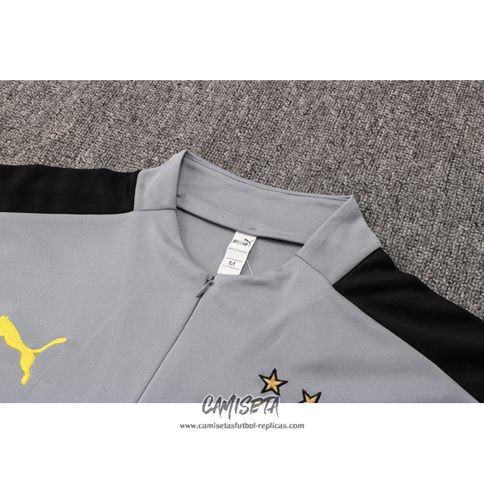 Chandal de Sudadera del Borussia Dortmund 2021-2022 Gris