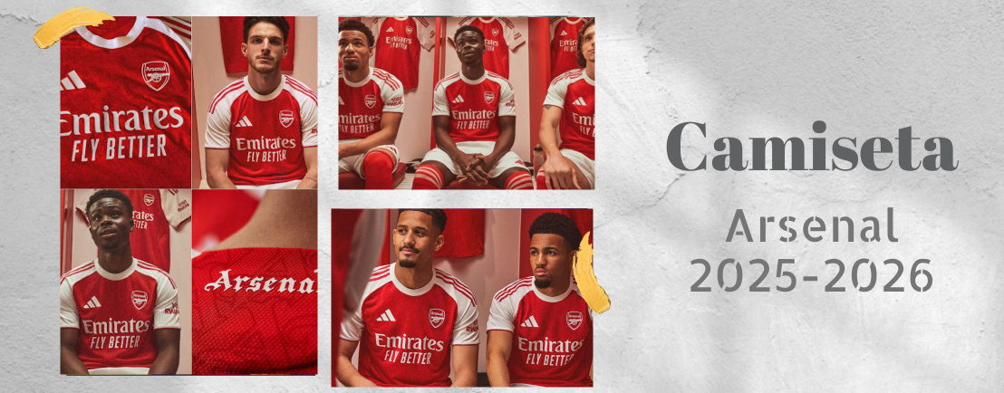 Camiseta Arsenal 2025-2026