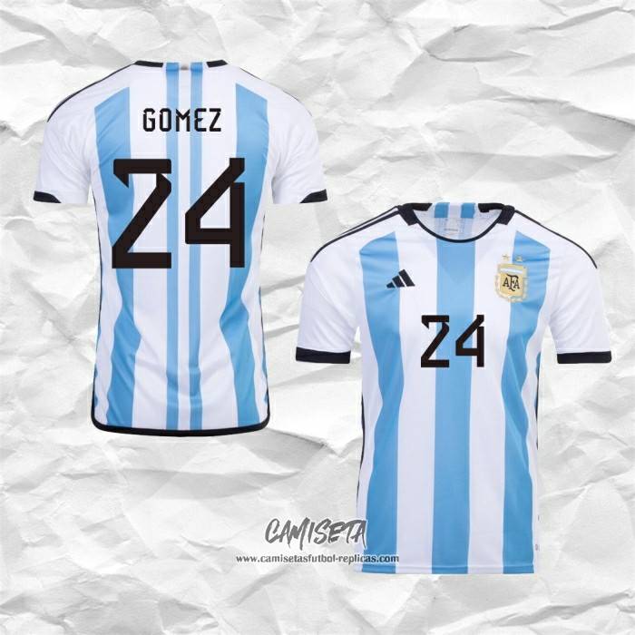 Segunda Camiseta Argentina Jugador Gomez 2022