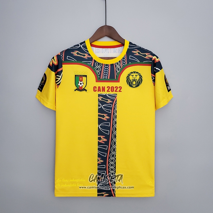 Camiseta Camerun Special 2022 Amarillo Tailandia