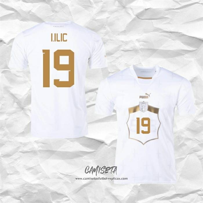 Segunda Camiseta Serbia Jugador I.Ilic 2022