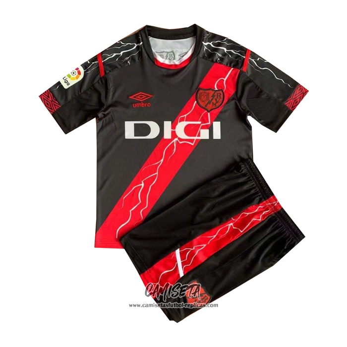 Segunda Camiseta Rayo Vallecano 2021-2022 Nino