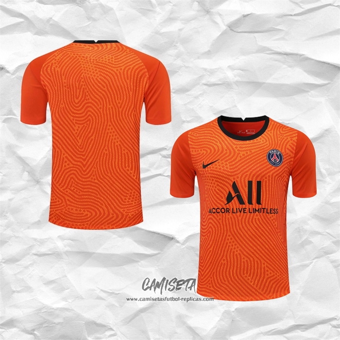 Camiseta Paris Saint-Germain Portero 2020-2021 Naranja
