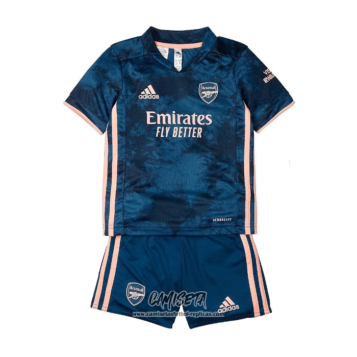 Tercera Camiseta Arsenal 2020-2021 Nino