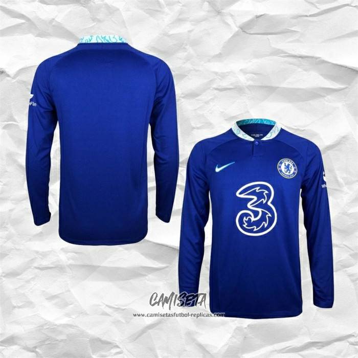 Camiseta Chelsea 2022-2023 Manga Larga