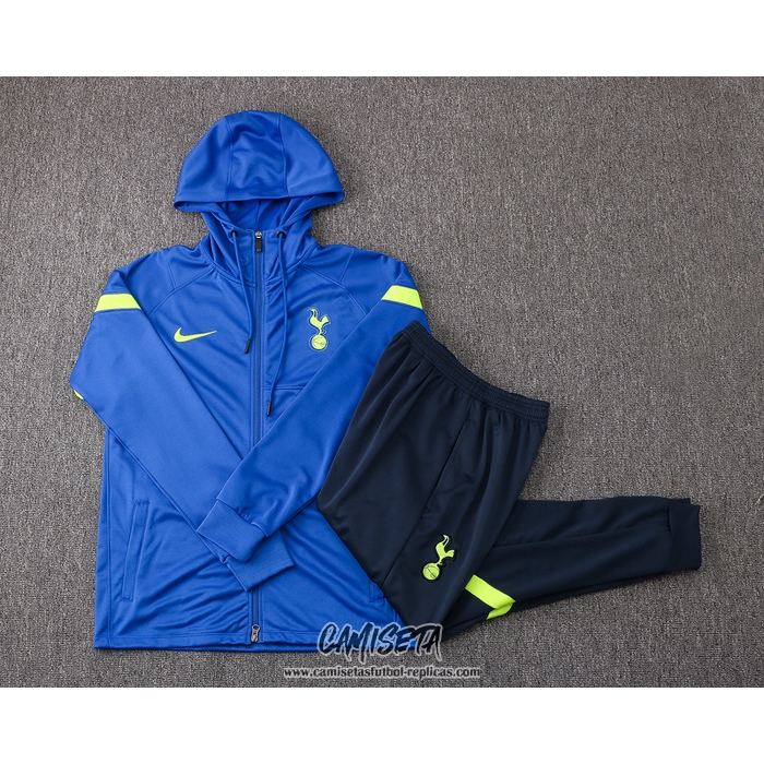 Chandal con Capucha del Tottenham Hotspur 2021-2022 Azul