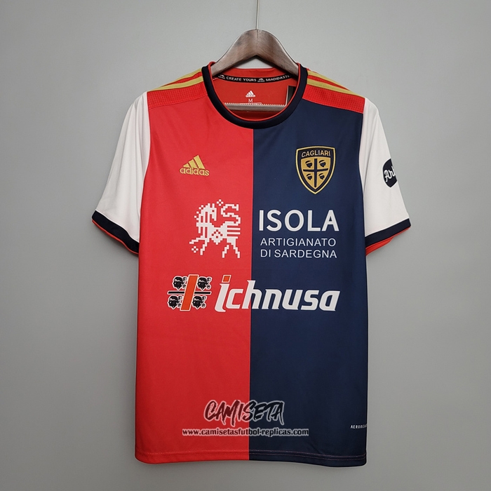 Primera Camiseta Cagliari Calcio 2020-2021 Tailandia