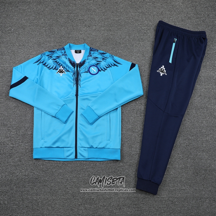 Chandal de Chaqueta del Napoli 2021-2022 Azul