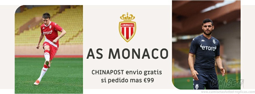 Camiseta AS Monaco replica 21-22