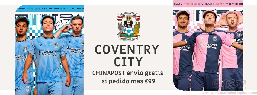 Camiseta Coventry City replica 21-22