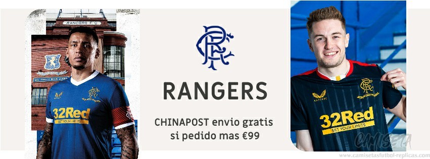 Camiseta Rangers replica 21-22