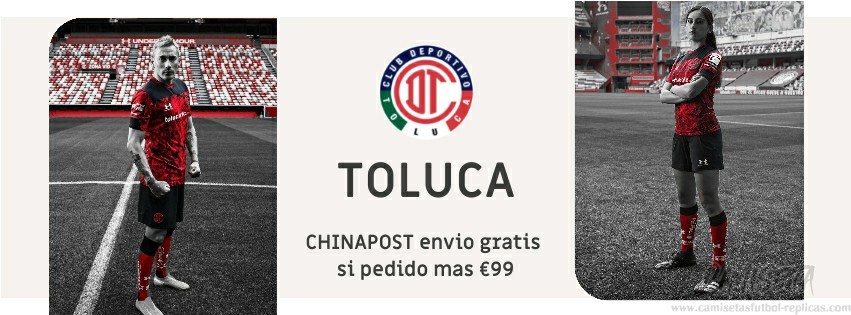 Camiseta Toluca replica 21-22