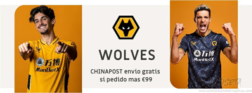 Camiseta Wolves replica 21-22